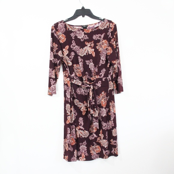 Ann Taylor Dresses & Skirts - Ann Taylor Dress NEW Paisley Print Sleeves Women LP Large Petite